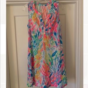 Watercolor inspired ESSIE dress by Lilly Pulitzer